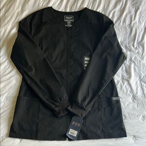 NWT Cherokee Workwear 4 Pocket Scrub Jacket